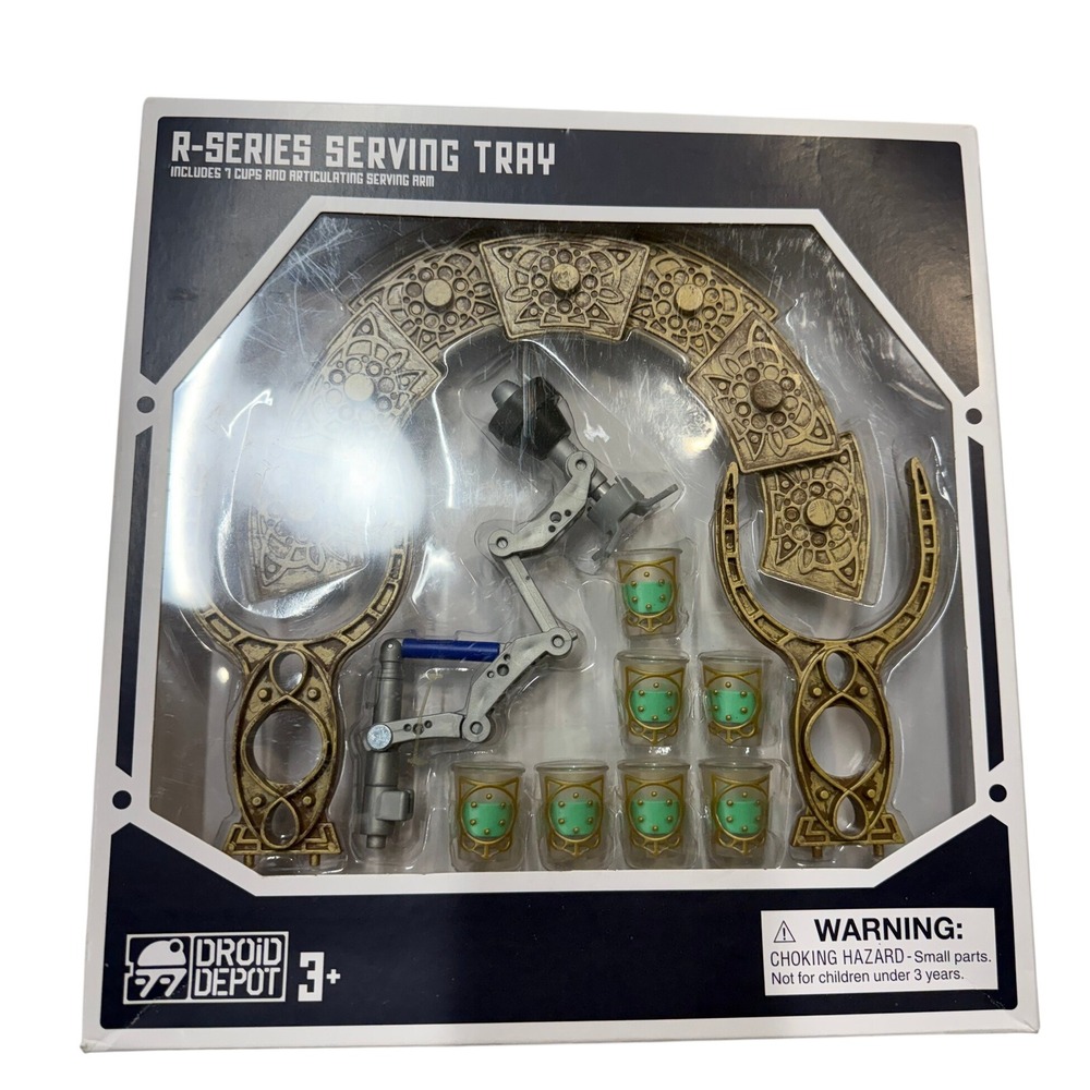Disney Star Wars Galaxys Edge Droid Depot R-Series Serving Tray Accessory Set